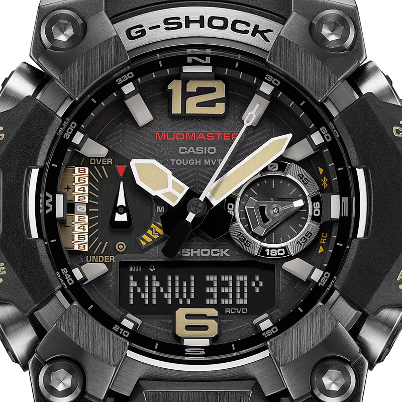 Casio G-Shock Master Of G-Land Solar Sunrise-Sunset Display Men's Watch- GWG-B1000-1ADR
